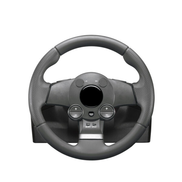 Pro Black Leather Steering Wheel